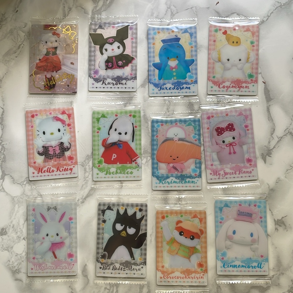 New SANRIO Hello Kitty and Friends mascot card lot